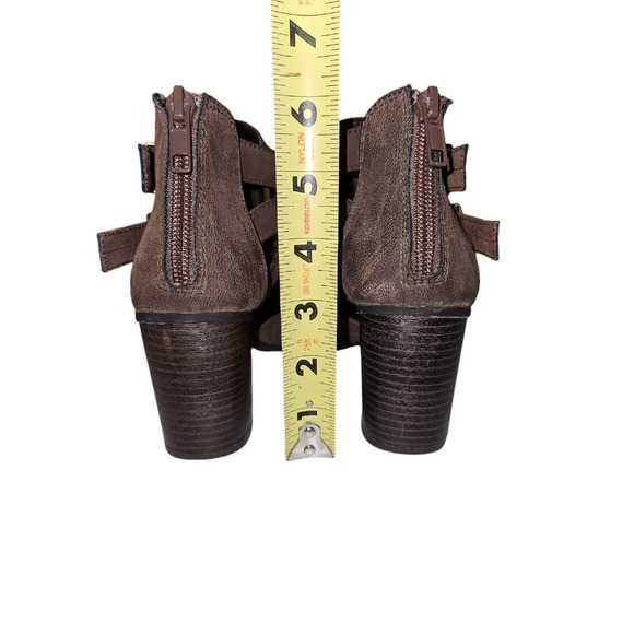 Soda Women's Brown Leather Ankle Boots Size 6.5 - Picture 6 of 8